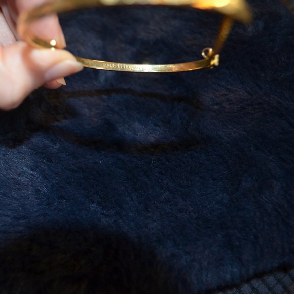 Unknown Source Bracelet HongKong's Gold Exemplary Pattern Women with chain piece - Picture 3 of 5